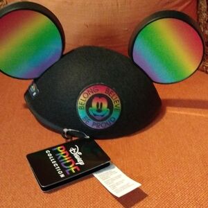 Disney Rainbow Mickey Mouse Ears Hat